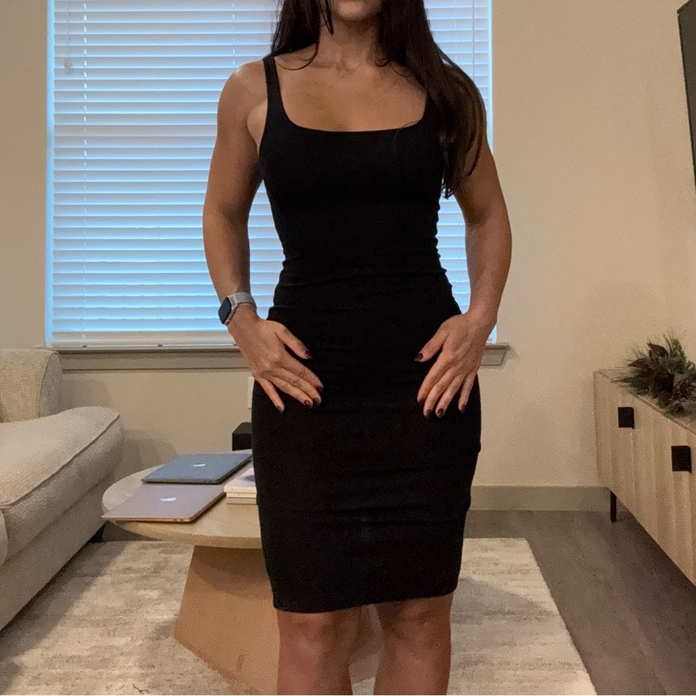 ZARA Black Fitted Dress